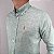 Camisa Ralph Lauren Manga Longa Linho Verde Claro Logo Clássico Laranja LI - Imagem 3