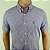 Camisa Ralph Lauren Micro Xadrez Manga Curta Marinho Vermelho Logo Clássico Celeste - Imagem 2