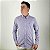 Camisa Ralph Lauren Micro Xadrez Manga Longa Marinho Vermelho Logo Clássico Celeste - Imagem 1