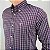 Camisa Ralph Lauren Xadrez Manga Longa Bordo Listra Verde Claro Logo Clássico Branco - Imagem 3