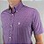 Camisa Ralph Lauren Xadrez Manga Curta Vermelho Listra Azul Royal Logo Clássico Branco - Imagem 3