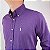 Camisa Ralph Lauren Xadrez Manga Longa Azul Royal Listra Vermelho Logo Clássico Branco - Imagem 3