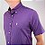Camisa Ralph Lauren Xadrez Manga Curta Azul Royal Listra Vermelho Logo Clássico Branco - Imagem 3