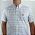 Camisa Social Ralph Lauren Oxford Xadrez Manga Curta Branco Listra Azul Logo Colorido - Imagem 2