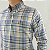 Camisa Social Ralph Lauren Oxford Xadrez Manga Longa Multicolor Bege Logo Colorido - Imagem 3
