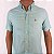 Camisa Ralph Lauren Manga Curta Linha Oxford Verde Claro Logo Colorido - Imagem 2