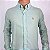 Camisa Ralph Lauren Manga Longa Linha Oxford Verde Claro Logo Colorido - Imagem 2