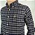 Camisa Ralph Lauren Manga Longa Flanela Xadrez Marinho Logo Colorido - Imagem 3
