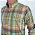 Camisa Social Ralph Lauren Oxford Xadrez Manga Longa Multicolor Verde Logo Colorido - Imagem 3
