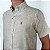Camisa Ralph Lauren Manga Curta Linho Bege Logo Clássico Laranja - Imagem 3