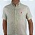 Camisa Ralph Lauren Manga Curta Linho Bege Logo Clássico Laranja - Imagem 2