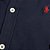Camisa Ralph Lauren Manga Longa Linha Oxford Preto Logo Clássico Vermelho - Imagem 3