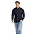 Camisa Ralph Lauren Manga Longa Linha Oxford Preto Logo Clássico Vermelho - Imagem 6