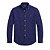 Camisa Ralph Lauren Manga Longa Linha Oxford Marinho Logo Clássico Vermelho - Imagem 5