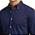 Camisa Ralph Lauren Manga Longa Linha Oxford Marinho Logo Clássico Vermelho - Imagem 2
