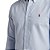 Camisa Ralph Lauren Manga Longa Linha Oxford Azul Claro Logo Clássico Rosa - Imagem 3