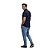 Camisa Ralph Lauren Manga Curta Linha Oxford Preto Logo Clássico Vermelho - Imagem 5