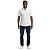 Camisa Ralph Lauren Manga Curta Linha Oxford Branco Logo Clássico Marinho - Imagem 4