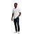 Camisa Ralph Lauren Manga Curta Linha Oxford Branco Logo Clássico Marinho - Imagem 5