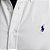 Camisa Ralph Lauren Manga Curta Linha Oxford Branco Logo Clássico Marinho - Imagem 2