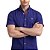 Camisa Ralph Lauren Manga Curta Linha Oxford Marinho Logo Clássico Branco - Imagem 5