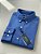 Camisa Ralph Lauren Manga Longa Oxford Tinturada Azul Logo Colorido - Imagem 5