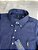 Camisa Ralph Lauren Manga Longa Oxford Tinturada Jeans Escuro Logo Colorido - Imagem 2