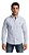 Camisa Ralph Lauren Listrado Manga Longa Azul Claro Logo Clássico Rosa - Imagem 3