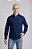 Camisa Social Ralph Lauren Tricoline Manga Longa Marinho Logo Clássico Vermelho - Imagem 3