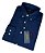 Camisa Social Ralph Lauren Tricoline Manga Longa Marinho Logo Clássico Vermelho - Imagem 5