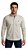 Camisa Social Ralph Lauren Tricoline Manga Longa Bege Logo Clássico Marinho - Imagem 3