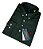 Camisa Social Ralph Lauren Tricoline Manga Longa Verde Militar Logo Clássico Vermelho - Imagem 7