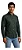 Camisa Social Ralph Lauren Tricoline Manga Longa Verde Militar Logo Clássico Vermelho - Imagem 3