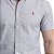 Camisa Ralph Lauren Manga Curta Linha Oxford Chumbo Logo Clássico Vermelho - Imagem 4