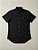 Camisa Ralph Lauren Oxford Manga Curta Preto Logo Clássico Vermelho - Imagem 6