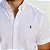 Camisa Ralph Lauren Oxford Manga Curta Branco Logo Clássico Marinho - Imagem 2
