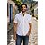 Camisa Ralph Lauren Oxford Manga Curta Branco Logo Clássico Marinho - Imagem 1
