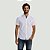 Camisa Ralph Lauren Oxford Manga Curta Branco Logo Clássico Marinho - Imagem 4