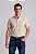 Camisa Ralph Lauren Quadriculada Manga Curta Bege Logo Clássico Marinho - Imagem 3