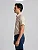 Camisa Ralph Lauren Quadriculada Manga Curta Bege Logo Clássico Marinho - Imagem 5