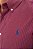 Camisa Ralph Lauren Listrado Manga Curta Bordo Militar Logo Royal - Imagem 2