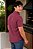Camisa Ralph Lauren Listrado Manga Curta Bordo Militar Logo Royal - Imagem 4