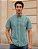 Camisa Ralph Lauren Manga Curta Xadrez Verde Logo Clássico Laranja - Imagem 1
