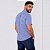 Camisa Tommy Hilfiger Manga Curta Oxford Xadrez Azul Royal Regular Fit - Imagem 6