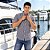 Camisa Tommy Hilfiger Manga Curta Oxford Xadrez Preto Regular Fit - Imagem 3
