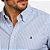 Camisa Tommy Hilfiger Manga Curta Oxford Listrado Azul Claro Regular Fit - Imagem 2