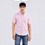 Camisa Tommy Hilfiger Manga Curta Oxford Listrado Rosa Claro Regular Fit - Imagem 3