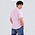 Camisa Tommy Hilfiger Manga Curta Oxford Listrado Rosa Claro Regular Fit - Imagem 6