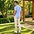 Camisa Tommy Hilfiger Manga Curta Oxford Xadrez Azul Claro Regular Fit - Imagem 5