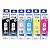 Kit 6 Refil de Tinta 555 ORIGINAL Para Epson Ecotank L8160 L8180 - Imagem 1
